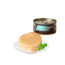 AnimAll влажный корм для кошек с тунцом и креветками в нежном желе 85 г