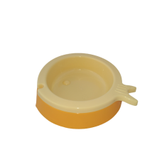 AnimAll пластиковая миска для кошек в форме рыбки (желто-оранжевая) S 200 мл