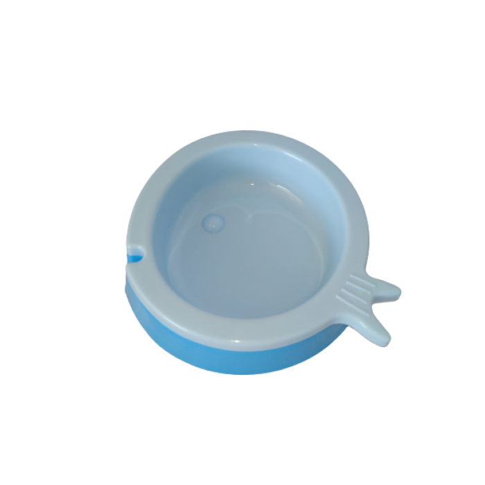 AnimAll пластиковая миска для кошек в форме рыбки (голубая) S 200 мл