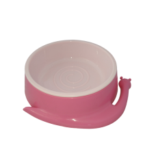 AnimAll пластиковая миска для кошек в форме улитки (розовая) S 200 мл