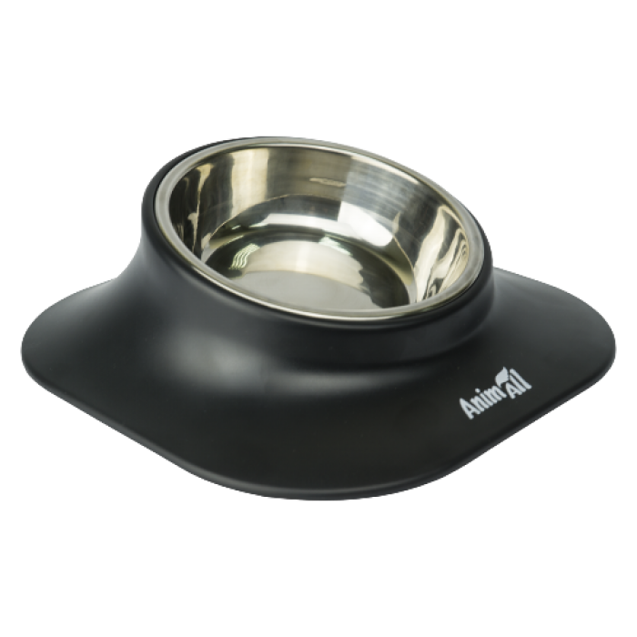 AnimAll металева миска для собак на підставці 420 мл