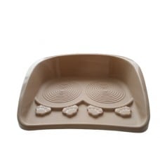 Animall подставка под миски для котов и собак (коричневая) 40,2х31х10 см