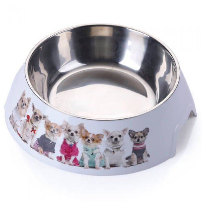 AnimAll пластикова миска для собак з металевою вставкою 1,5 л