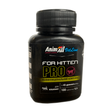 AnimAll VetLine for Kitten PRO витамины для котят с 45-дневного возраста (0,5 г × 100 табл.)