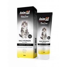 AnimAll VetLine Malt фитопаста для выведения шерсти у котов 100 г