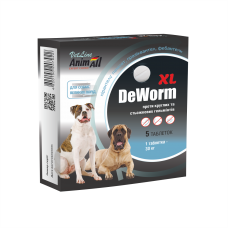 AnimAll VetLine DeWorm XL антигельминтный препарат для собак крупных пород (1 г × 5 табл.)