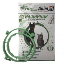 AnimAll FitoLine Nature нашийник протипаразитарний для котів та собак малих порід (зелений) 35 см