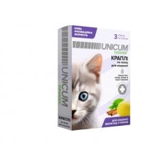 Unicum ORGANIC капли на натуральной основе для отпугивания блох и клещей для котят (3 пип.)