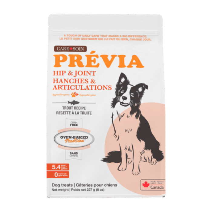 Prévia Oven-Baked Tradition Hip and Joint  беззернові ласощі для собак з фореллю для підтримки суглобів 227 г