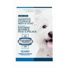 Oven-Baked Tradition Skin & Stomach полностью сбалансированный беззерновой сухой корм для взрослых собак малых пород с рыбой 4,54кг