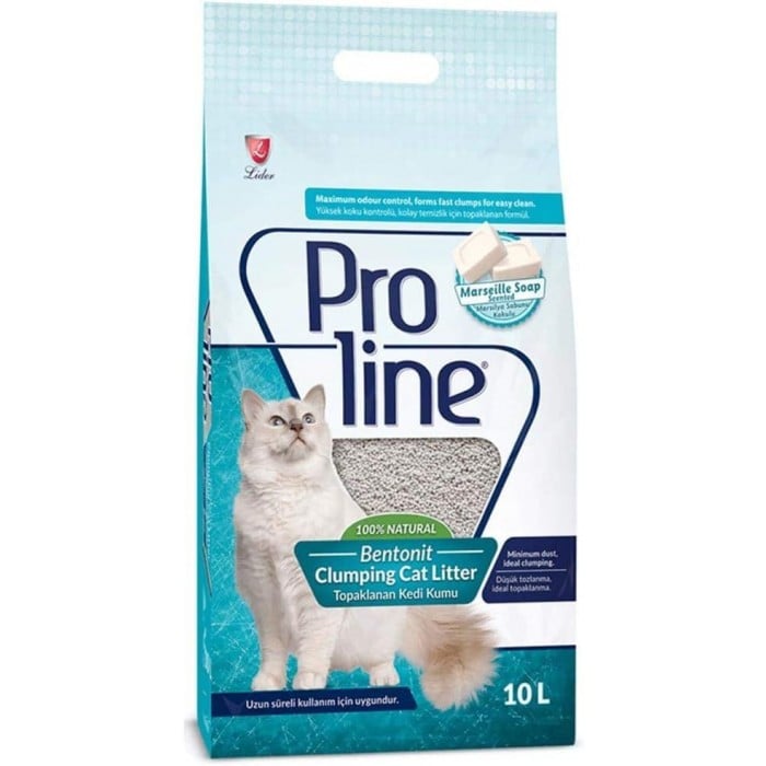 PROLINE (Пролайн) Marseille Soap бентонитовый наполнитель для котов 10л