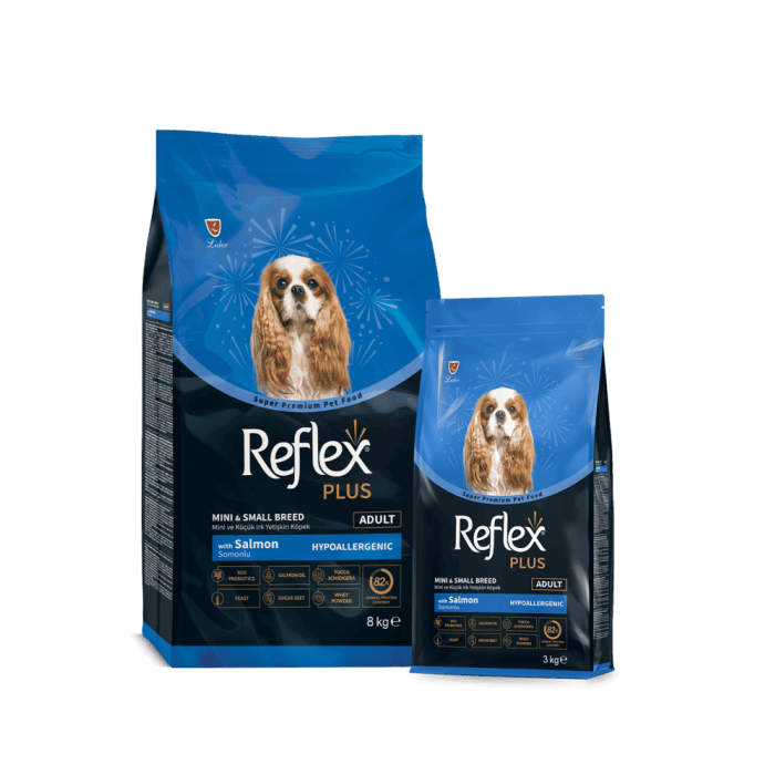 Рефлекс Плюс Полноценный сухой корм для собак малых пород с лососем 8кг.