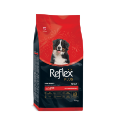 Reflex Plus Lamb​ Полноценный сухой корм для собак больших пород с ягненком и рисом 18кг.