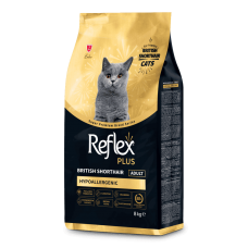Reflex Plus British Shorthair Adult сухой корм для взрослых британских короткошерстных кошек 8 кг