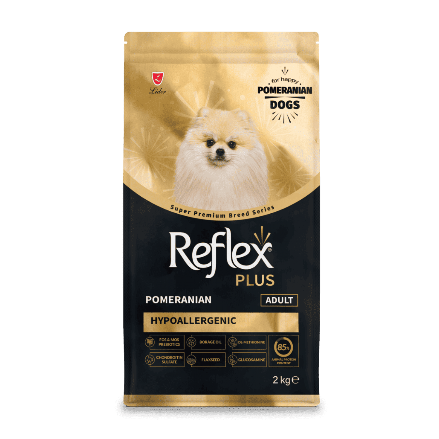 Reflex Plus Pomeranian Adult сухой корм для собак породы