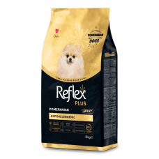 Reflex Plus Pomeranian Adult сухой корм для собак породы померанский шпиц 8кг