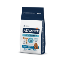 Advance Dog Medium Adult сухой корм для собак средних пород с курицей и рисом 14 кг