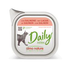 Almo Nature Daily Cat паштет для кошек с лососем 100 г*10шт