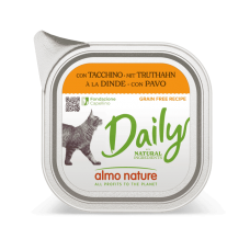 Almo Nature Daily Cat паштет для кошек с индейкой 100 г*10шт