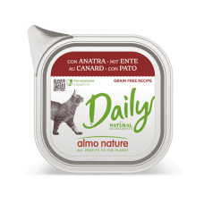Almo Nature Daily Cat паштет для кошек с уткой 100 г*10шт