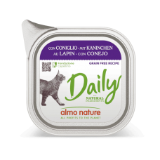 Almo Nature Daily Cat паштет для кошек с кроликом 100 г*10шт