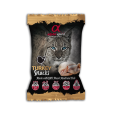 Alpha Spirit Cat Snacks Turkey полувлажные лакомства для котов из индейки 50г (кубики)