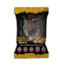 Alpha Spirit Cat Snacks Chicken полувлажные лакомства для котов из курицы 50г (кубики)