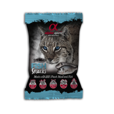 Alpha Spirit Cat Snacks Fish полувлажные лакомства для котов из рыбы 50г (кубики)