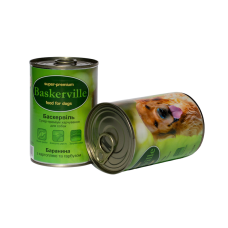 Baskerville Консервы для собак Баранина с картофелем и тыквой 400г