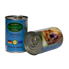 Baskerville Консервы для собак Ягненок и петух 400г