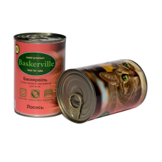 Baskerville Корм для кошек Лосось 400г