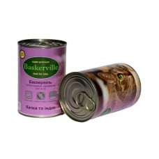 Baskerville Корм для кошек Утка и индейка 400г