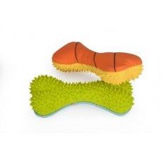 CАMON игрушка для собак "Комбинированная кость с колючками и пищалкой" 14 см