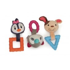 CАMON игрушка для собак "Животные с пищалкой комбинированные с фигурами" 20 см