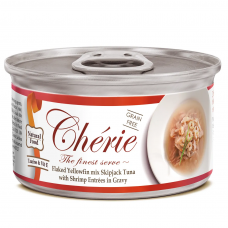 Cherie Signature Gravy Mix​ Tuna & Shrimp​ in Gravy влажный корм для котов с тунцом и креветками в соусе 80г