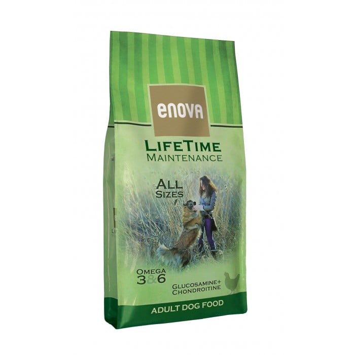 ENOVA LIFETIME MAINTENANCE Сухой полнорационный корм для взрослых собак всех пород 12 кг