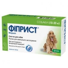 Фіприст краплі спот он для собак 10-20кг