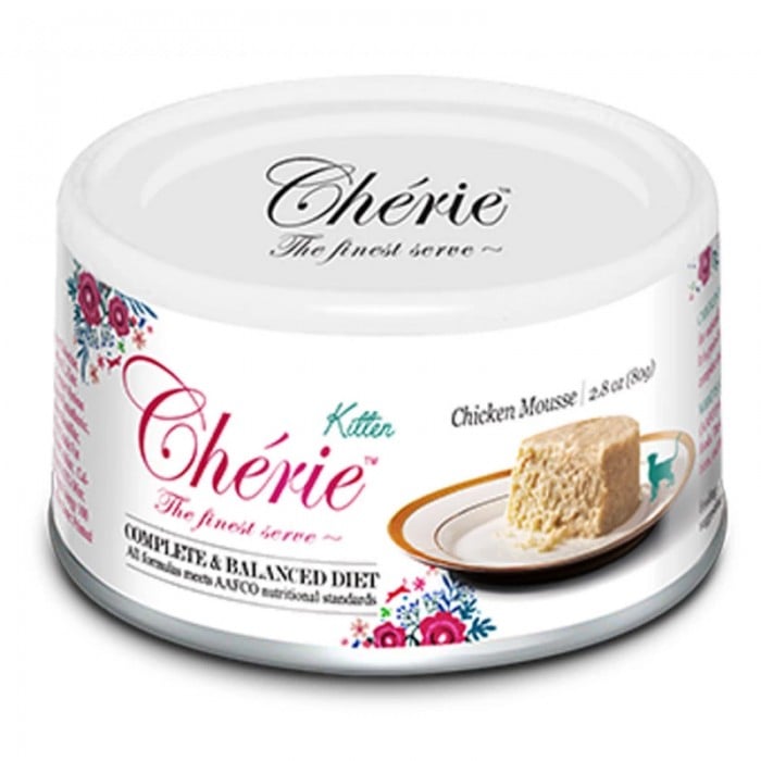 Cherie Complete & Balanced Chicken Mousse Kitten мусс из курицы для котят 80г