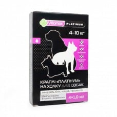 Vitomax (Вітомакс) Platinum комплексні краплі на холку для собак від 4 до 10 кг. 1мл