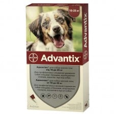 Bayer Advantix 10-25кг. (Адвантікс) краплі п\п для собак 2.5мл.