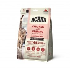 Acana Indoor Entree Cat сухой корм для котов с курицей, кроликом и селёдкой 0,34 кг