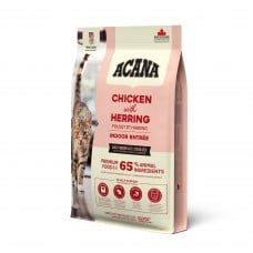 Acana Indoor Entree Cat сухий корм для котів з куркою, кроликом і оселедцем 4,5 кг