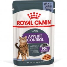 ROYAL CANIN APPETITE CONTROL CARE влажный корм для взрослых кошек кусочки в желе 85г*12шт