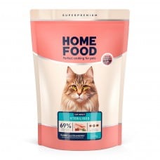 Home Food Cat Adult сухий корм для стерилізованих котів "Кролик та журавлина" 1,6 кг