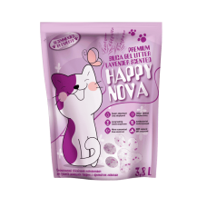 ТМ "Happy Nova" силикагелевый гигиенический наполнитель для туалетов с ароматом лаванды 3,8 л
