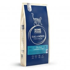 Home Food Sterilised Balanced Formula Cat Adult сухий корм для стерилізованих котів "Курочка та рибка" 10 кг