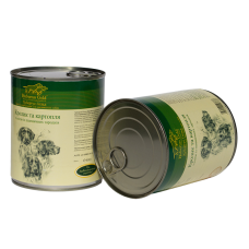 Hubertus Gold Консервы для собак Кролик и картофель 800г