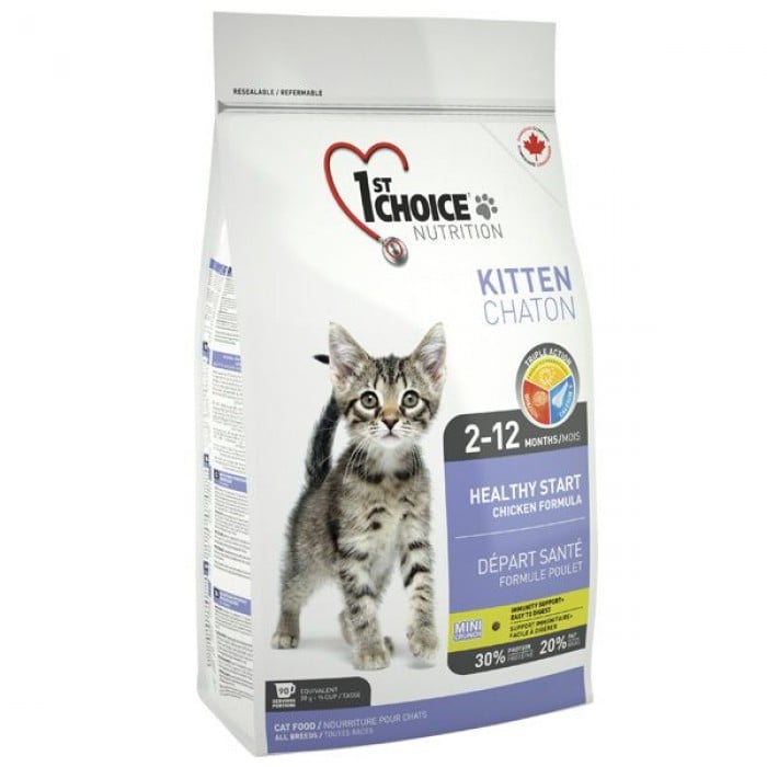 1st Choice Kitten Healthy Start сухий корм для кошенят з куркою 0,35 кг