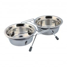 Trixie Eat on Feet металические миски на подставке для собак 2 шт. 0,9 л/16 см