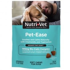 Nutri-Vet Pet-Ease Soft Chews для снижения уровня стресса и беспокойства у собак 70 табл.